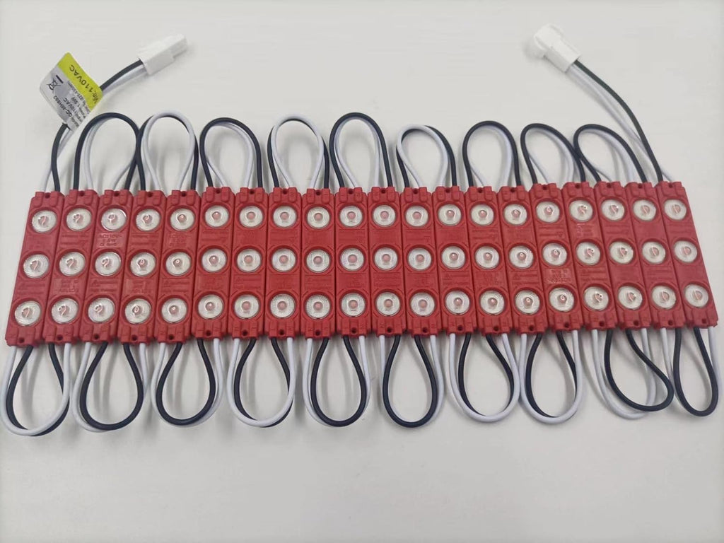 AC 110V LED Module RED 1.5W for Letter Lightbox Advertising Signs with Tape Adhesive Backside (200pcs Pack)
