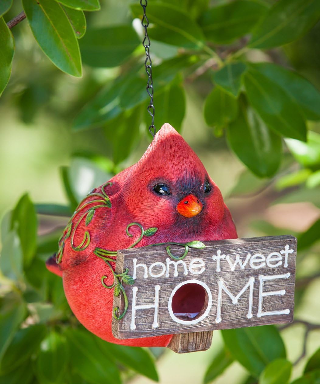 Topadorn Bird Houses for Outdoors Wild Bird Nesting, Decorative Resin Bird Houses for Yard Garden Decor