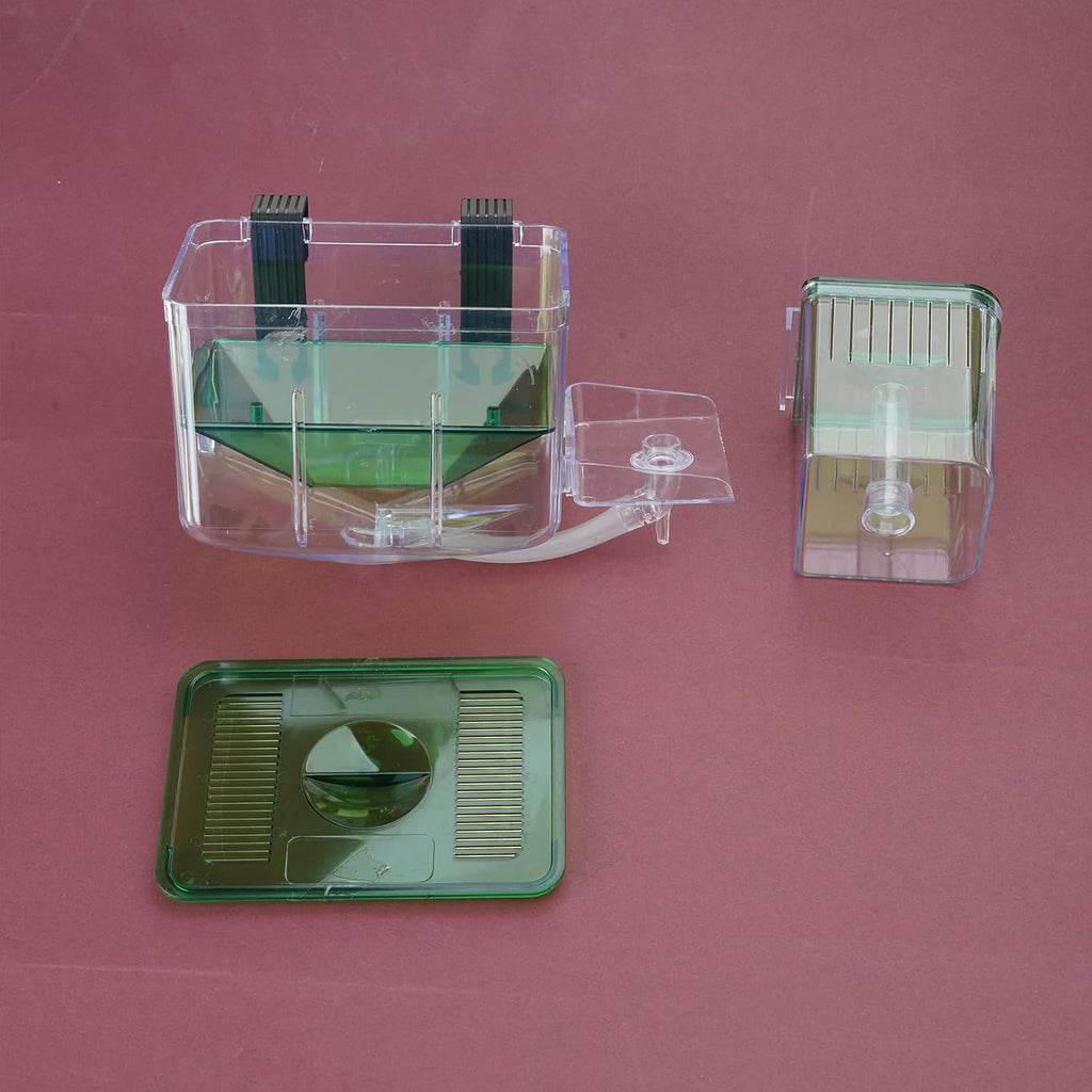Fishtank Hatchery Incubator Aquarium Small Breeding Box Clear Breeder Isolation Hatching Boxes with Hook Floating Hatchery