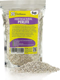 GARDENERA Premium Organic Perlite - Medium Grade - Horticultural Soil Amendment for Indoor & Outdoor Container Plants for Drainage Management and Enhanced Growth - 5 Quart