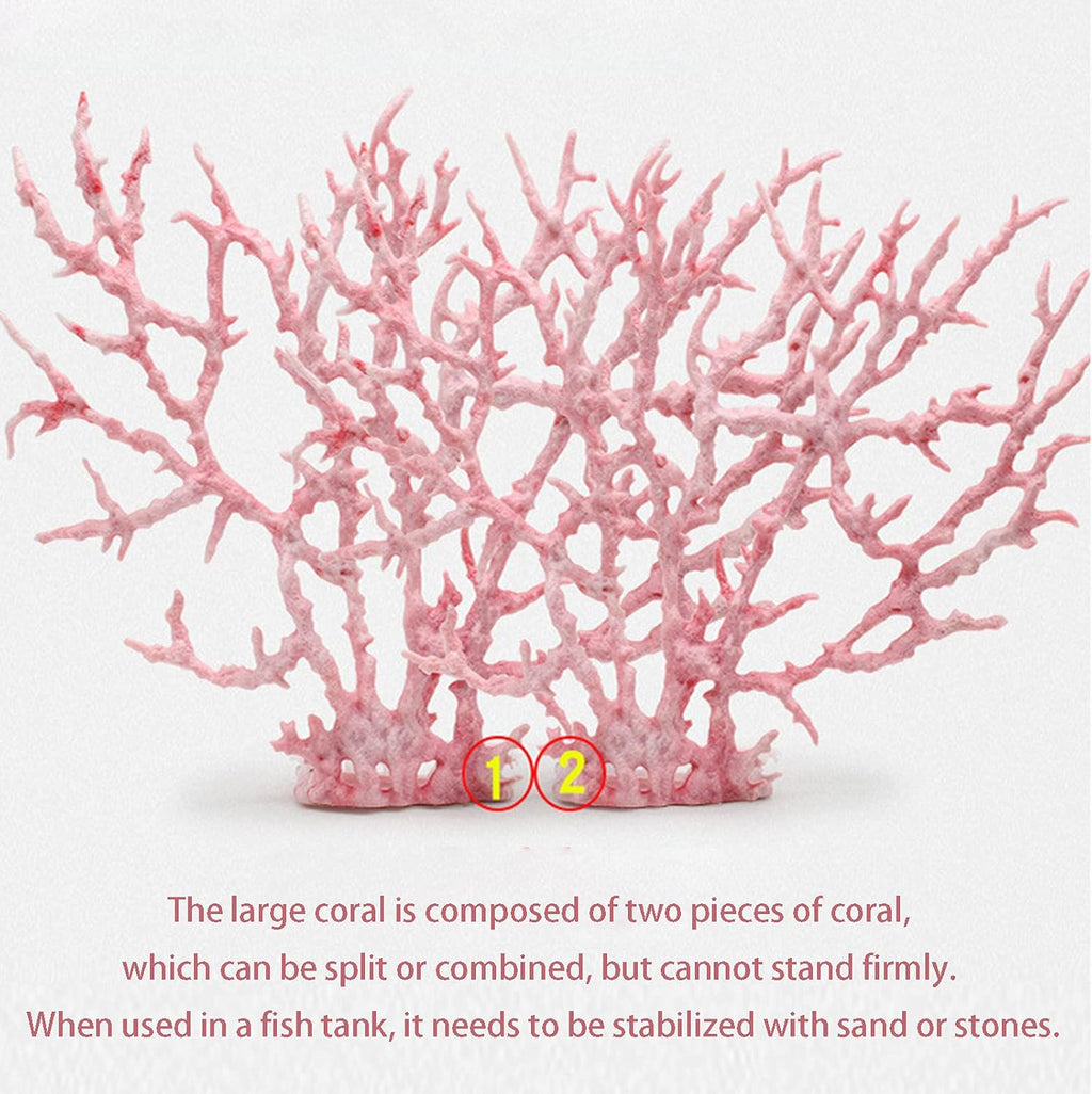 Besimple Artificial Aquarium Coral Ornament Decor Plastic Fish Tank Plants Decoration for Aquarium Landscape
