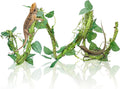 VCEPJH Medium Reptile Vines Thick Terrarium Plants 118 Inches Long Flexible Climbing Branch Lizard Tank Accessories Greenery Habitat Decor for Bearded Dragon Chameleon Gecko Frog Snake (M)