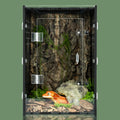 Reptile Tank 8x8x12 Terrarium – PVC Reptile Enclosure, Lizard Tank, Crested Gecko Tank for Small Reptiles & Invertebrates