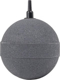 Air Stone Bubble Diffuser Ball - for Aquarium Air Pump and Fish Tanks, Gray, Pack of 10pcs