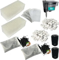 2 Set Three-Stage Filters Replacement Media Kit for AquaClear 50 Power Filter, Fish Tank Filter for 20-to-50 Gallon Aquariums