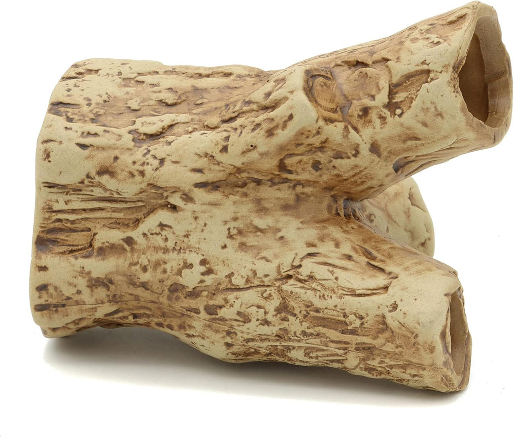 ALEGI Aquarium Cave Tree Stump Hole for Betta Fish, Shrimp, Cichlid Rock Cave Stone Betta Fish Hideout Cave Decorations (Styles 3)