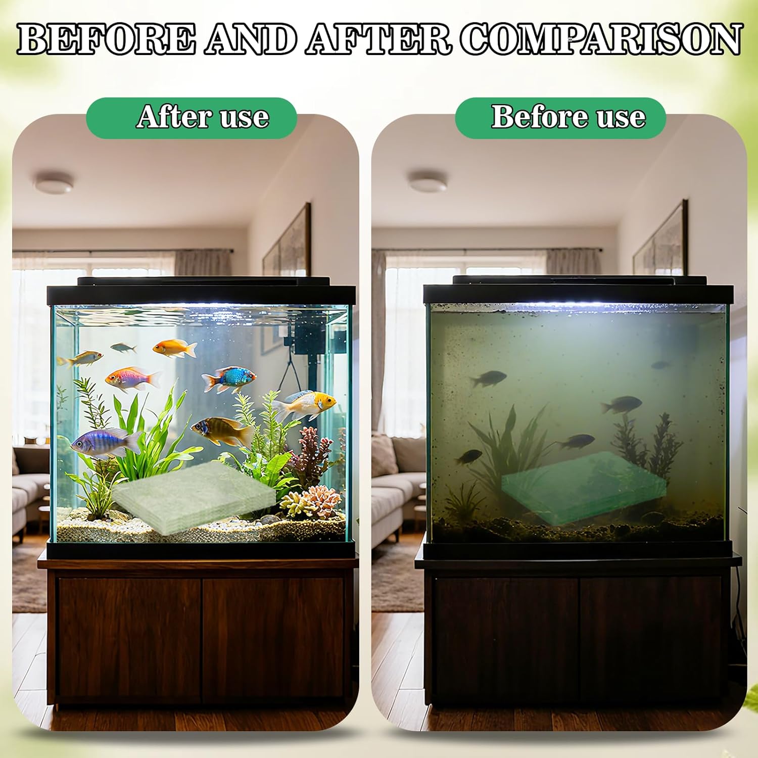 12Feet RHRTBX Aquarium Filter Floss for Fish Tank Filters (78.74'' × 11.8''), Aquarium filter Pad, Filter Pads for Aquarium, Aquarium Filter Replacement Media, Suitable for Water Quality Filtration