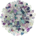 2 Lb/920g Pebbles for Indoor Plants, Bamboo, Crafts, 0.2-0.35" Small Plant Pebbles for Pots Indoor Drainage, Fluorite Crystal Chips, Decorative Gravel for Aquarium, Fish Tank