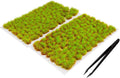 190 Pcs Static Grass Model Grass Tufts Railway Artificial Grass Miniature Grass Tuft Terrain Kit for DIY Model Railway Fairy Garden Diorama Scenery (Set B)