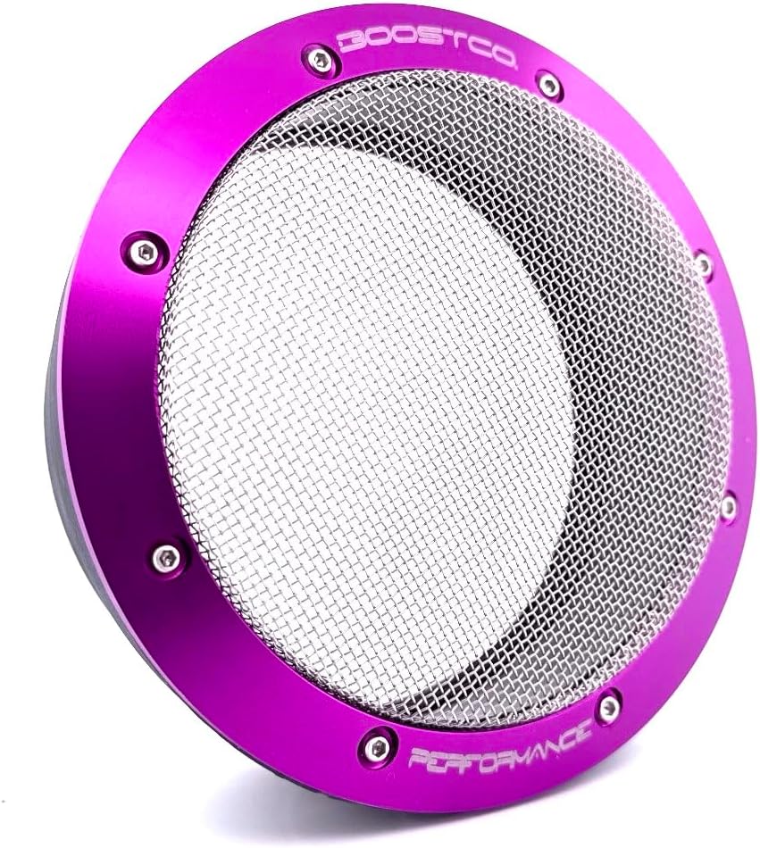 4" Turbo Inlet Screen – High Flow Stainless Mesh Filter – Cone Filter Replacement for Tight Bays & Race Builds – Street Version (Purple, 4 inch Inlet)