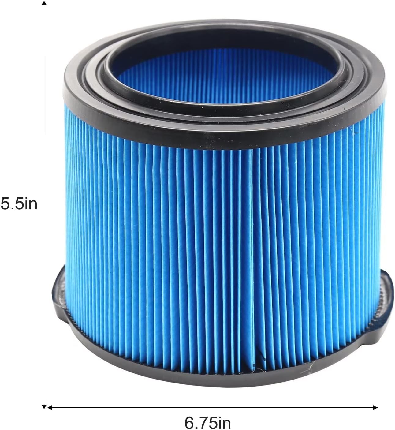 2 Pack VF3500 Replacement Filter for Ridgid Shop Vac 3-4.5 Gallon Wet Dry Vacuums + 2 Pack VF3501 Filter Bags Compatible with Ridgid 3-4.5 Gallon Wet Dry Vacuums (4 Pack)