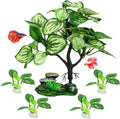 EDGCTYU Betta Fish Tank Decor, Silk Aquarium Plants for Aquarium Decoration and Fish Tank Decoration