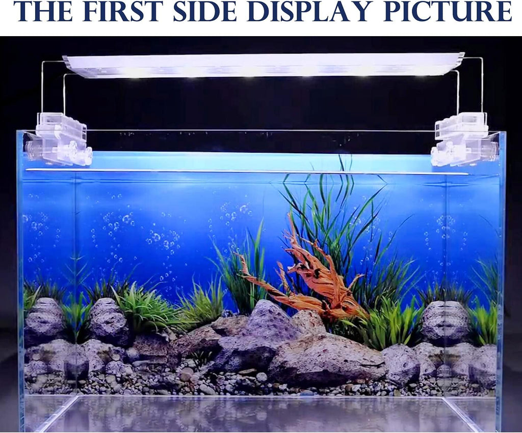 ELEBOX Water Plants Aquarium Background Poster HD Fish Tank Background Decorations Landscape 2 Sided 16"x 40"