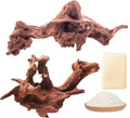 Coral Driftwood for Aquarium Decorations Fish Tank Decor, with Filter Resin Purifying Driftwood Tannins, Odor Eliminator for Crystal Clear Water