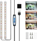 Grow Lights for Indoor Plants, 16" Full Spectrum Plant Grow Light Strips with Upgrade Timer 6/12/16 Hrs, 5 Dimmable Levels, 120 LEDs Sunlight Growing Lamp for Indoor Greenhouse, Seedlings