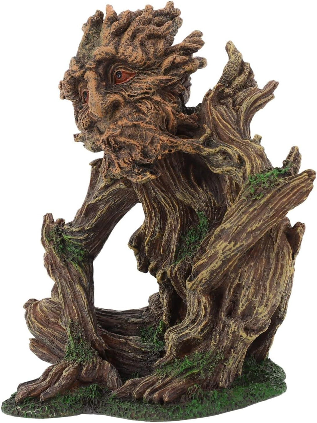 Zerodeko Fish Tank Tree Trunk Decoration, Aquarium Tree face décor Ornaments for Fish Tank, Resin Old Man Figurine for Freshwater Saltwater, Aquarium Betta Fish Decoration