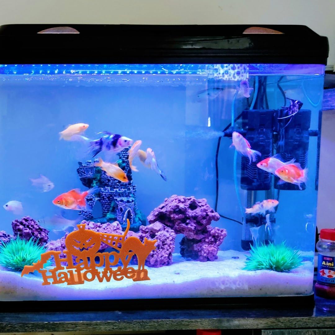 Fish Tank Halloween Decor Happy Halloween Aquarium for Fish Tank Accessories Aquarium Accessories Spooky Decor