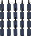 Aquarium Air Stones 1 inch, 20 Pack Fish Tank Bubble Stone, Aerator Bubble Diffuser, Nano Air Pump Accessories, Cylinder