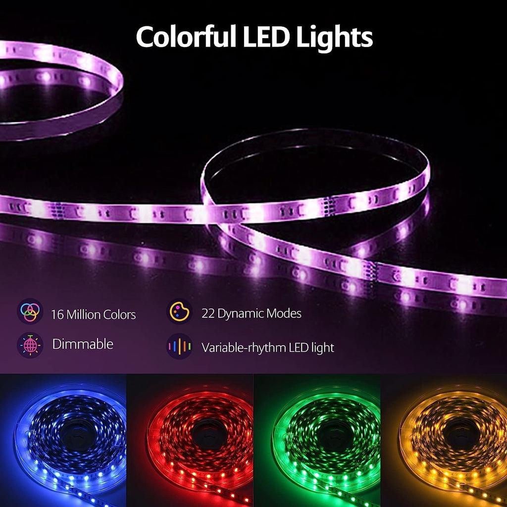65.6FT LED Boat Lights, 12V APP RF Remote Control Pontoon Boat Lights, IP66 Waterproof RGB Marine Strip Lights, Boat Interior Light, Boat Deck Light for Bass Boat, Fishing Boat, Yacht
