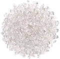 WAYBER 2 Lbs/920g Natural White Clear Quartz Crystal Stones Irregular Aquarium Pebble Decorative Rocks Gravels Sands for Turtle Tank//Terrarium/Flowerpot/Vase Decoration (Fill 2 Cups)