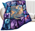 Dragon Blanket Dragons Lover Throw Blankets Gifts for Girls Boys Kids Dragon Lover Soft Cozy Fleece Plush for Couch Sofa Bed 80"x60"