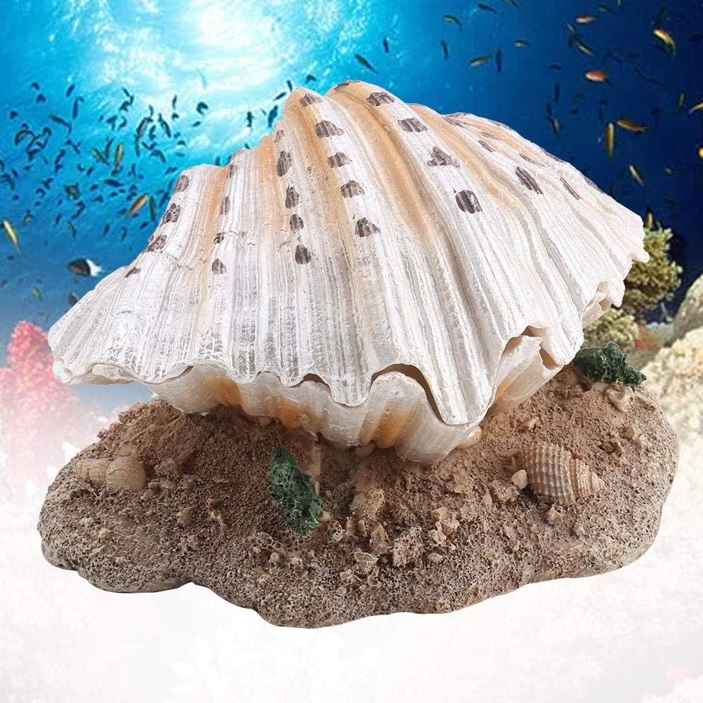 Aquarium Shell Bubble, Decoration Reefs Aerating Action Ornament Fish Tank Pearl Decor