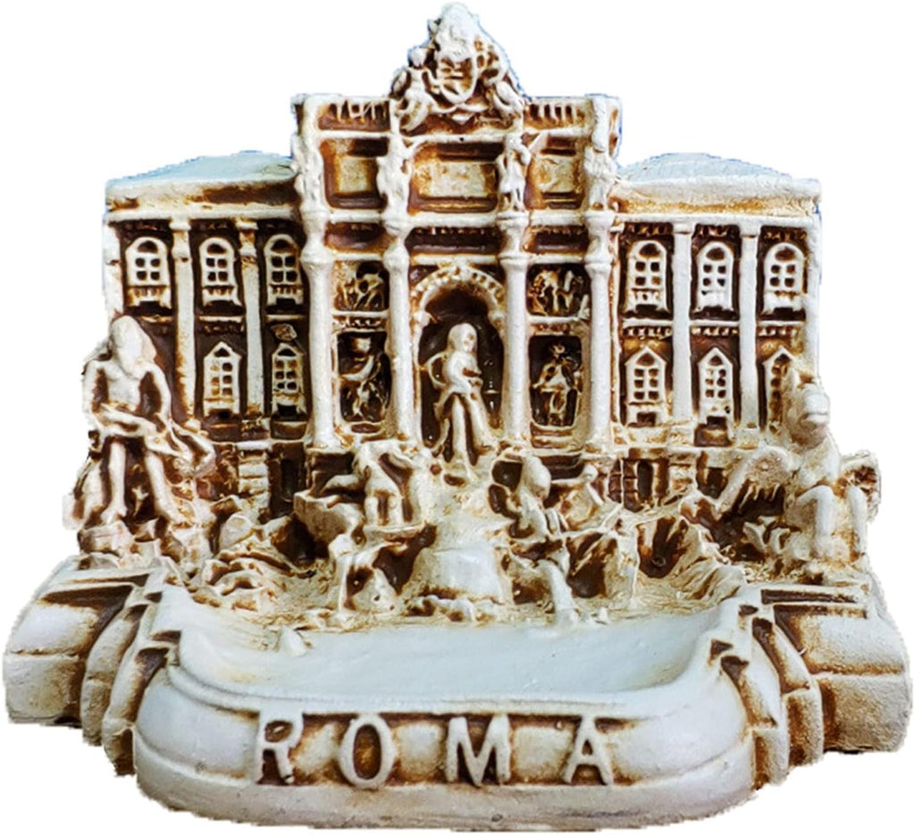Rome Trevi Fountain Fish Tank Decorations Decor Ancient Roman Reptile Turtle Lizard Spider Tanks Terrarium Building Décor Ornament Pet