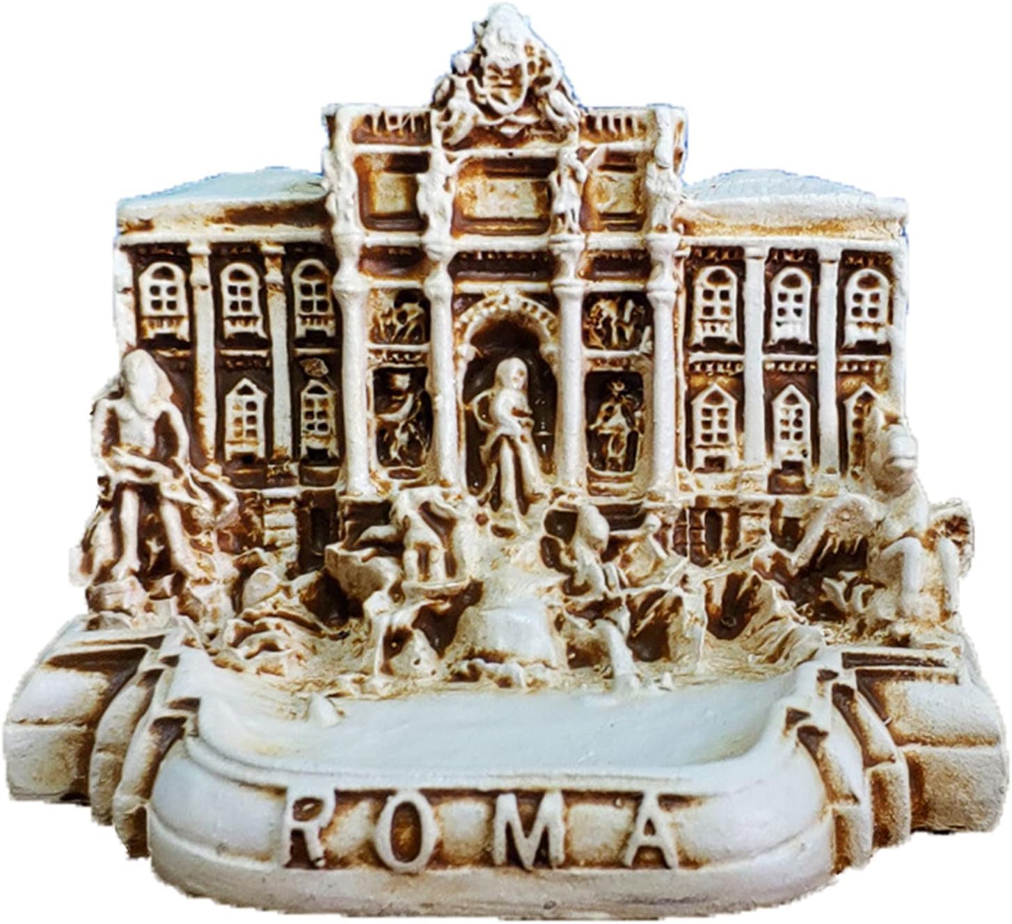 Rome Trevi Fountain Fish Tank Decorations Decor Ancient Roman Reptile Turtle Lizard Spider Tanks Terrarium Building Décor Ornament Pet