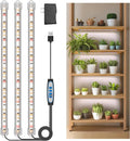 LED Grow Light Strip, 180 LEDs Grow Lights for Indoor Plants Full Spectrum 3000K/6000K/660nm Sunlike Plant Light for Indoor Growing with 3 Spectrum Modes, 16 Inches