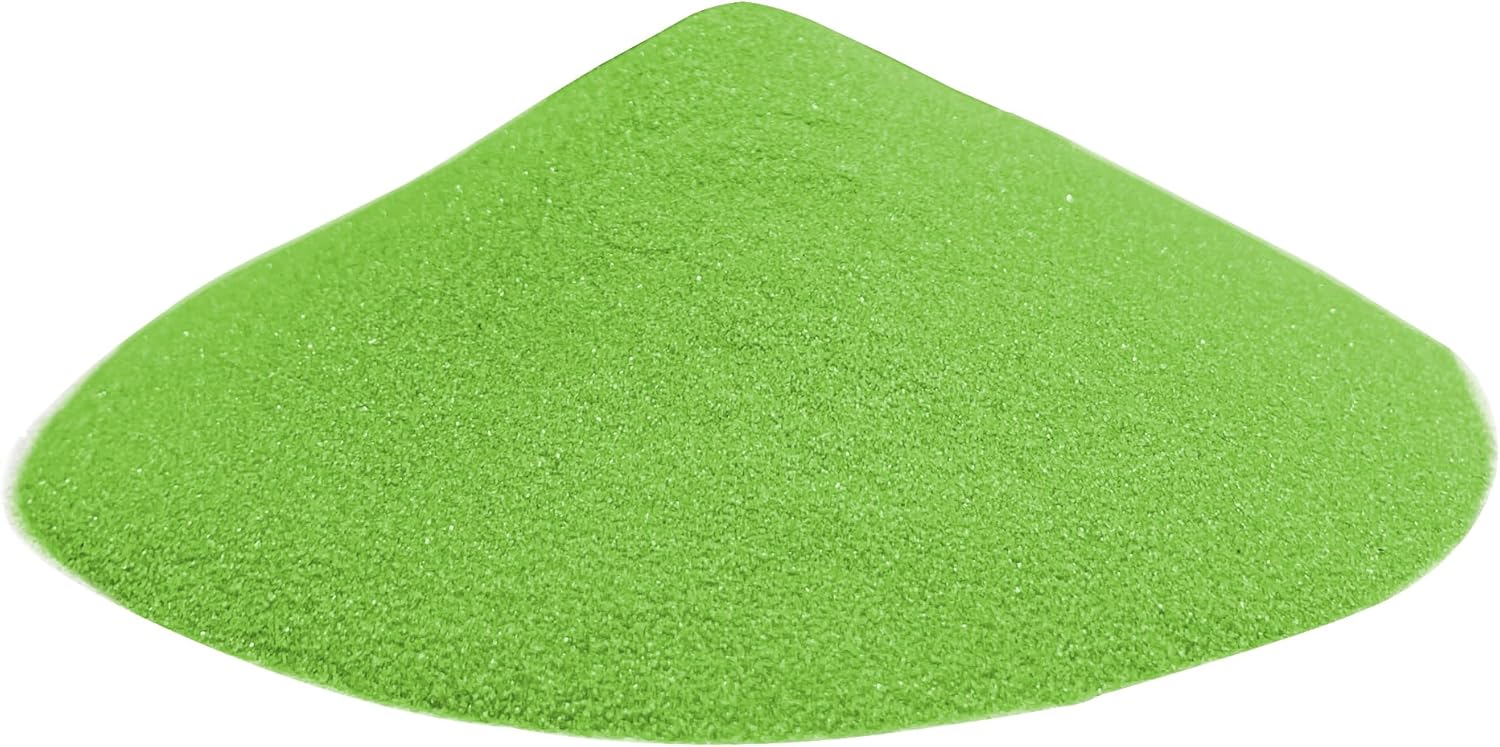 Pale Green Unity Sand - 0.85LB / 13.6oz, Light Green Art Sand Colored Sand for Wedding, Vase Filler, Home Decor, Craft Sand, DIY Drawing, Aquarium Sand