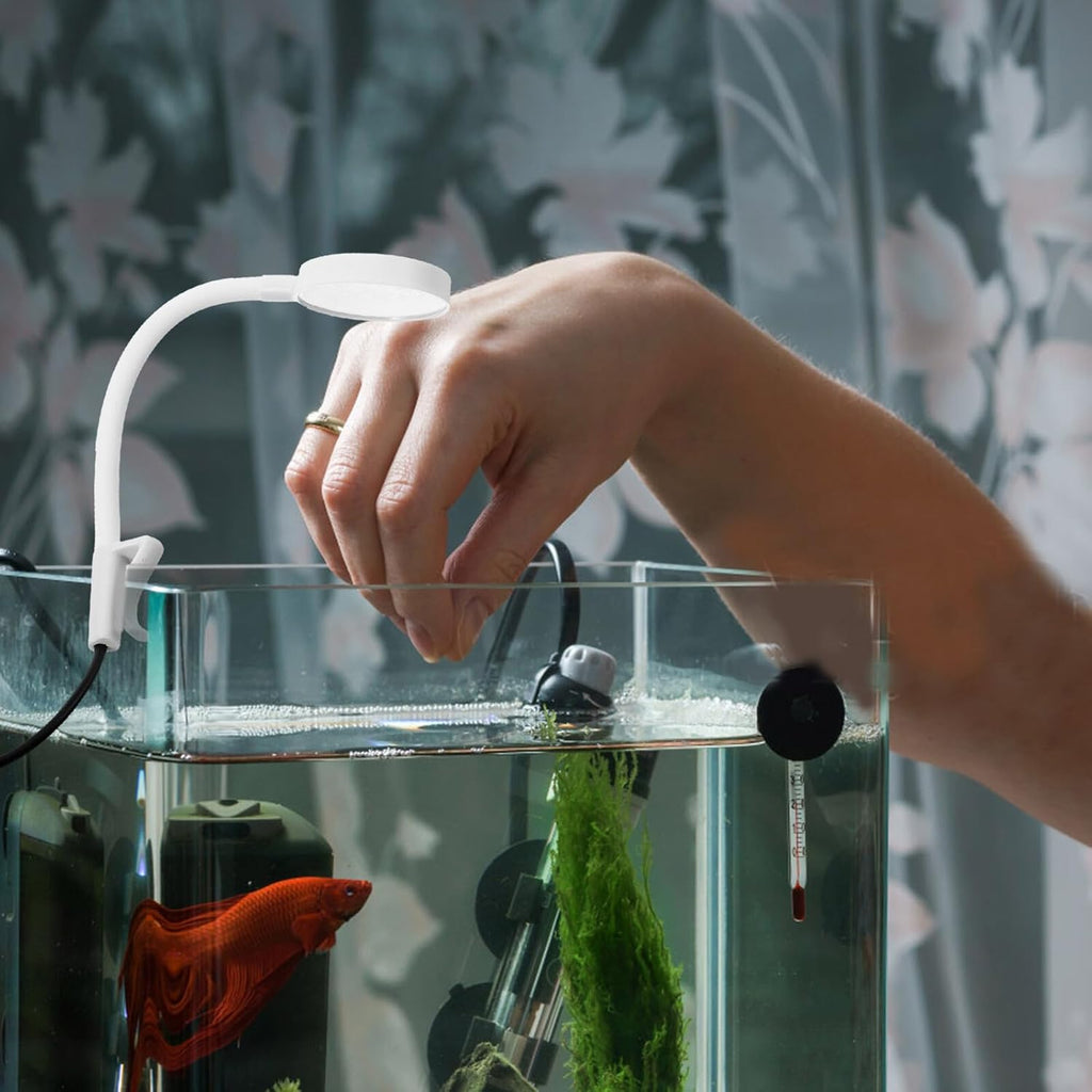 Clamp Fish Tank Light LED Aquarium Lamp Rotatable USB Mini Lighting for Aquatic Plants and Betta Tanks Body