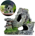 hejhncii Aquarium Ornament Rock Mountain Stone Cave Fish for Tank Decorations Small Terrain Landscape Accessories for Hab Aquarium Decorations Large and Tall