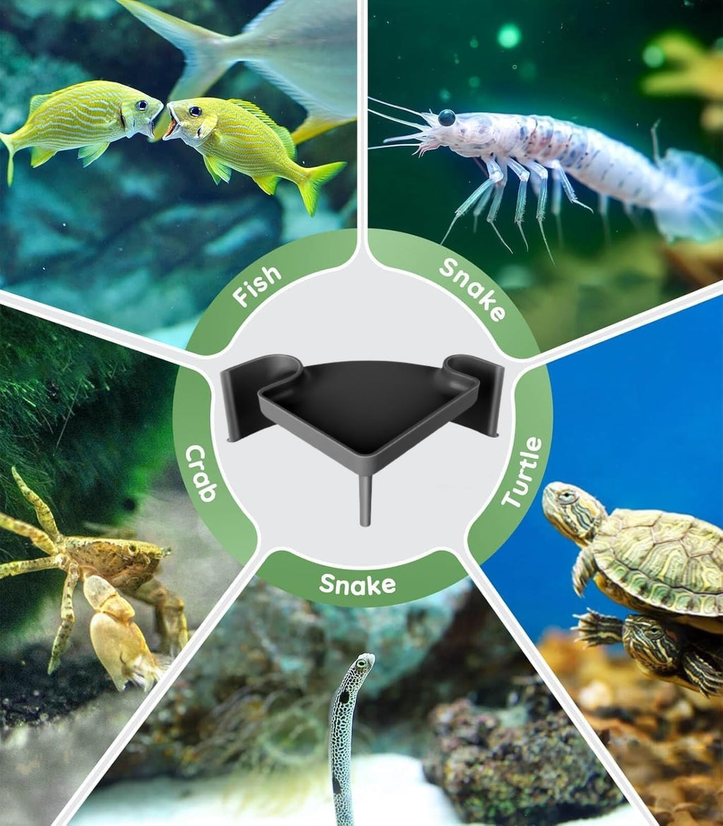 Underground Aquarium Cave with Viewing Window – 2-Hole Corner Fish Tank Hideout for Plecos, Cory Catfish, Kuhli Loach, Shrimp & Betta – Safe Decor for Bottom Dwellers – Sinkable & Non-Toxic