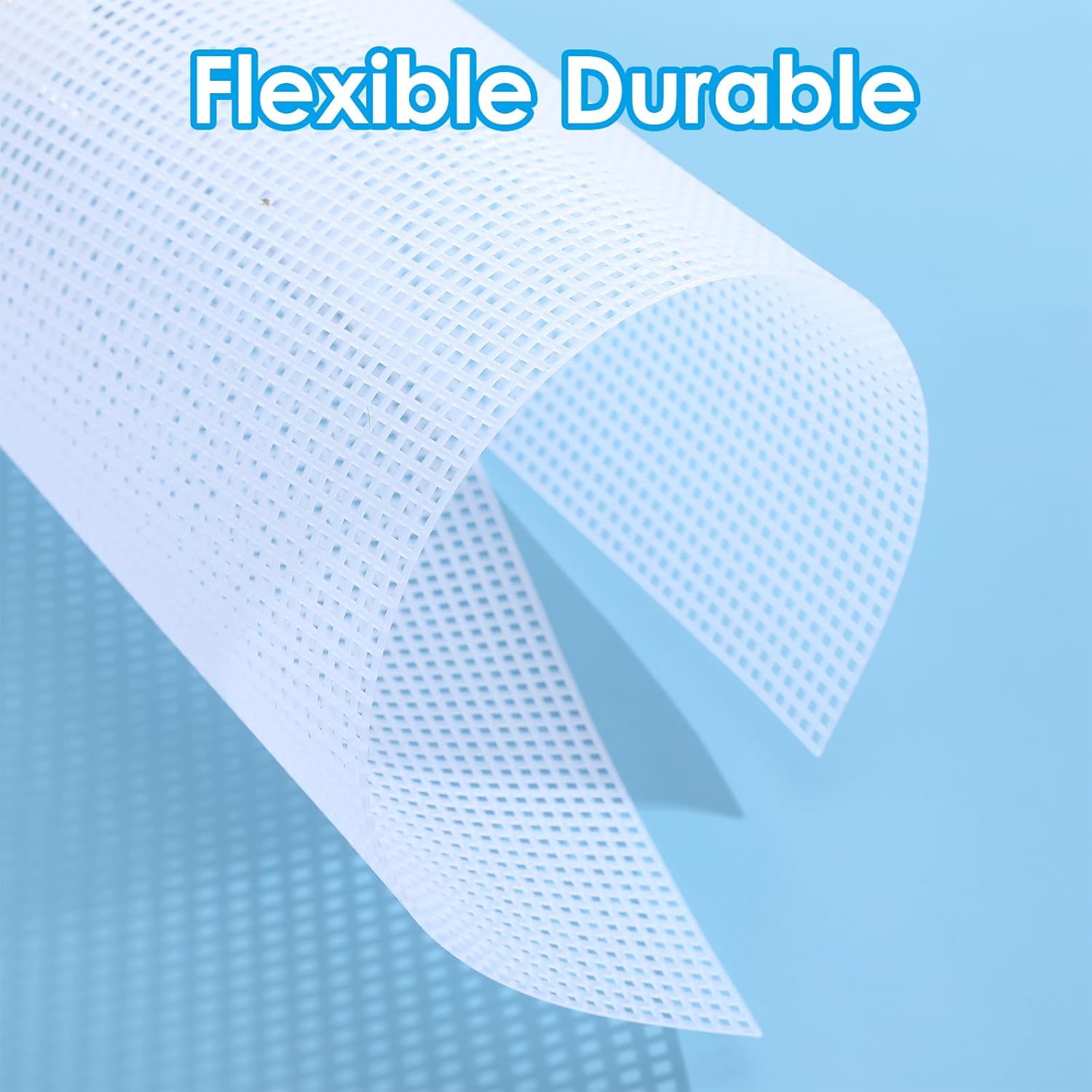 12 Pieces 7 Count Plastic Mesh Canvas Sheets for Embroidery, Acrylic Yarn Crafting, Knit Crochet Projects and Make Aquarium Dividers (10.5 X 13.5 Inch)