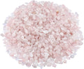 SUNYIK Rose Quartz Tumbled Chips Stone,Crushed Crystal Quartz Pieces,Irregular Shaped Stones,1pound(about 460 gram)