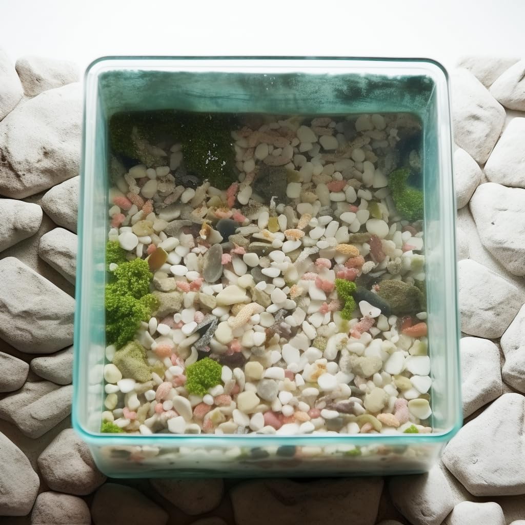 CONSDAN 12 LBS Natural Gravel for Fish Tank, StoneCreek Betta Fish Aquarium Gravel, Vase Filler, River Rocks, Fish Tank Decorations, Perfect for Aquarium Decor, Fish Tank, & Indoor Plant, Mixed Color