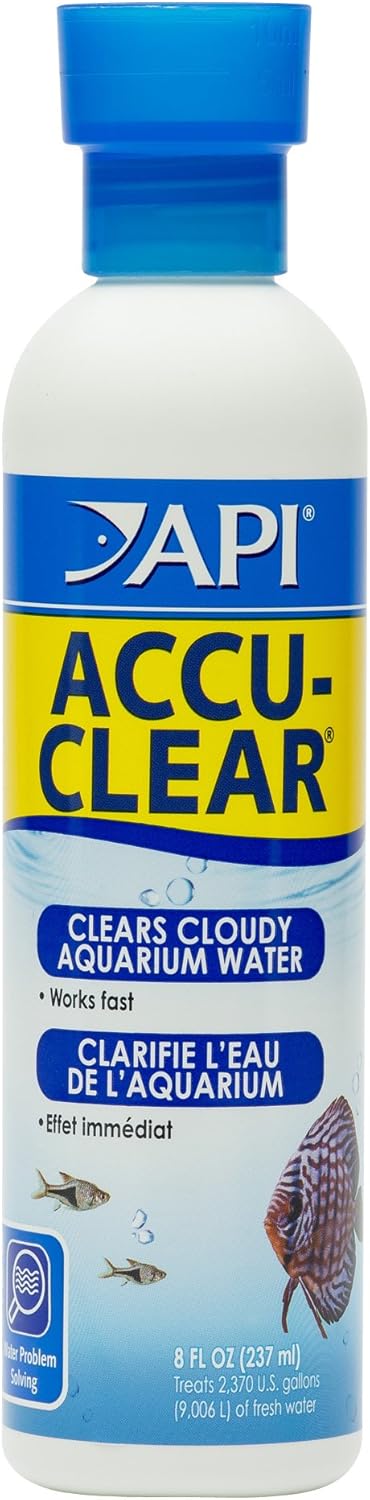 API ACCU-CLEAR Freshwater Aquarium Water Clarifier and API TAP WATER CONDITIONER Aquarium Water Conditioner