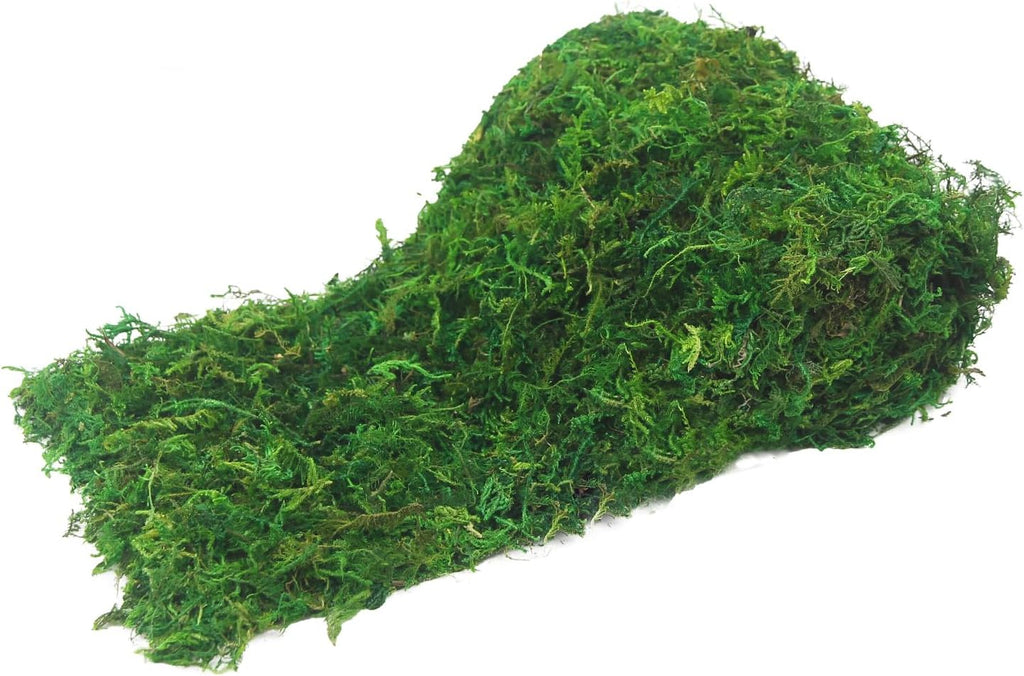 ACRYCS Moss Roll Moss Table Runner Dried Moss Mat for Crafts 6" x 51" Green Moss Roll for Fairy Gardens Wedding Woodland Decor Preserved Moss Mat for Table Decoration Moss Carpet for Wall 15x130 cm