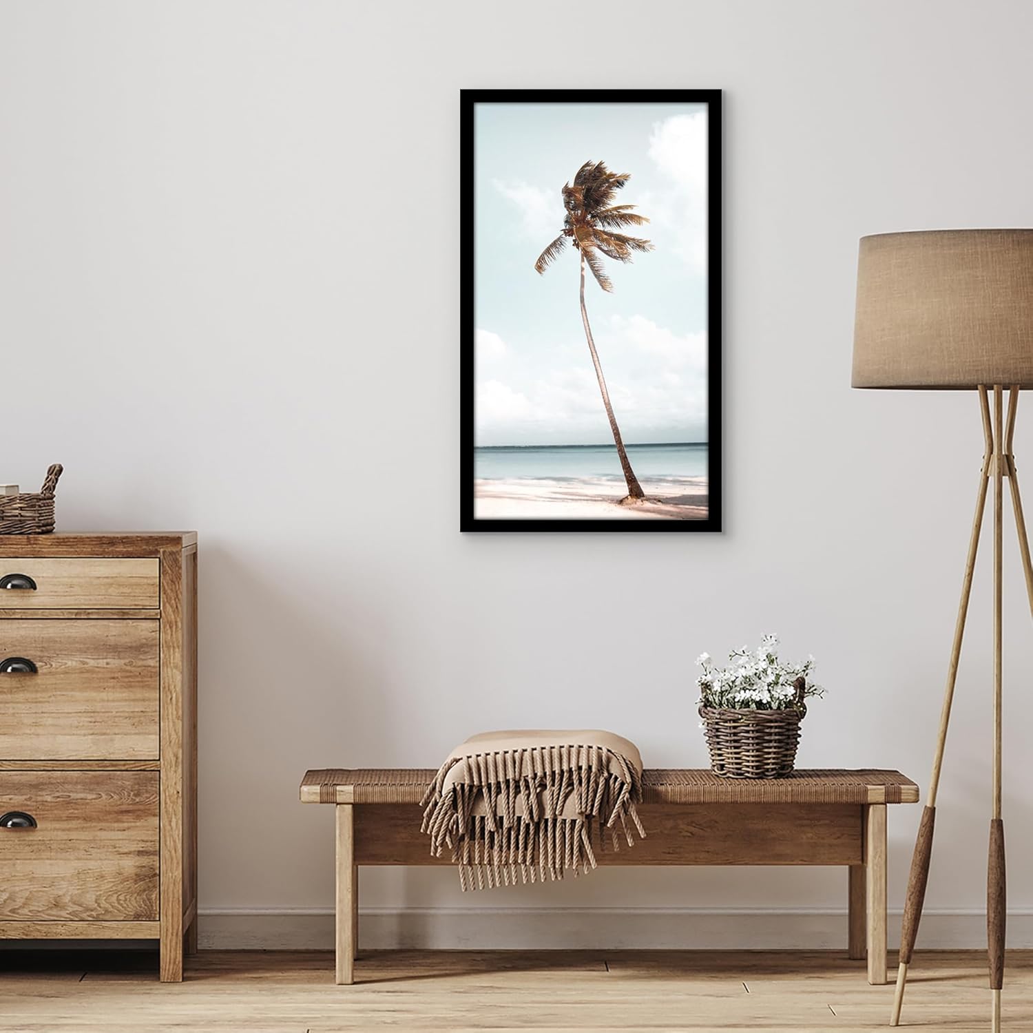 Americanflat 18x32 Poster Frame with Polished Plexiglass - Black Picture Frame - Wide Photo Frames Made of Engineered Wood for Vertical or Horizontal Wall Display - Epic Collection - Black
