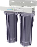 Aquatic Life Color Changing Deionization DI Resin for Hydroponic Reverse Osmosis Water Filter System RO Filtration Unit, Double Canister