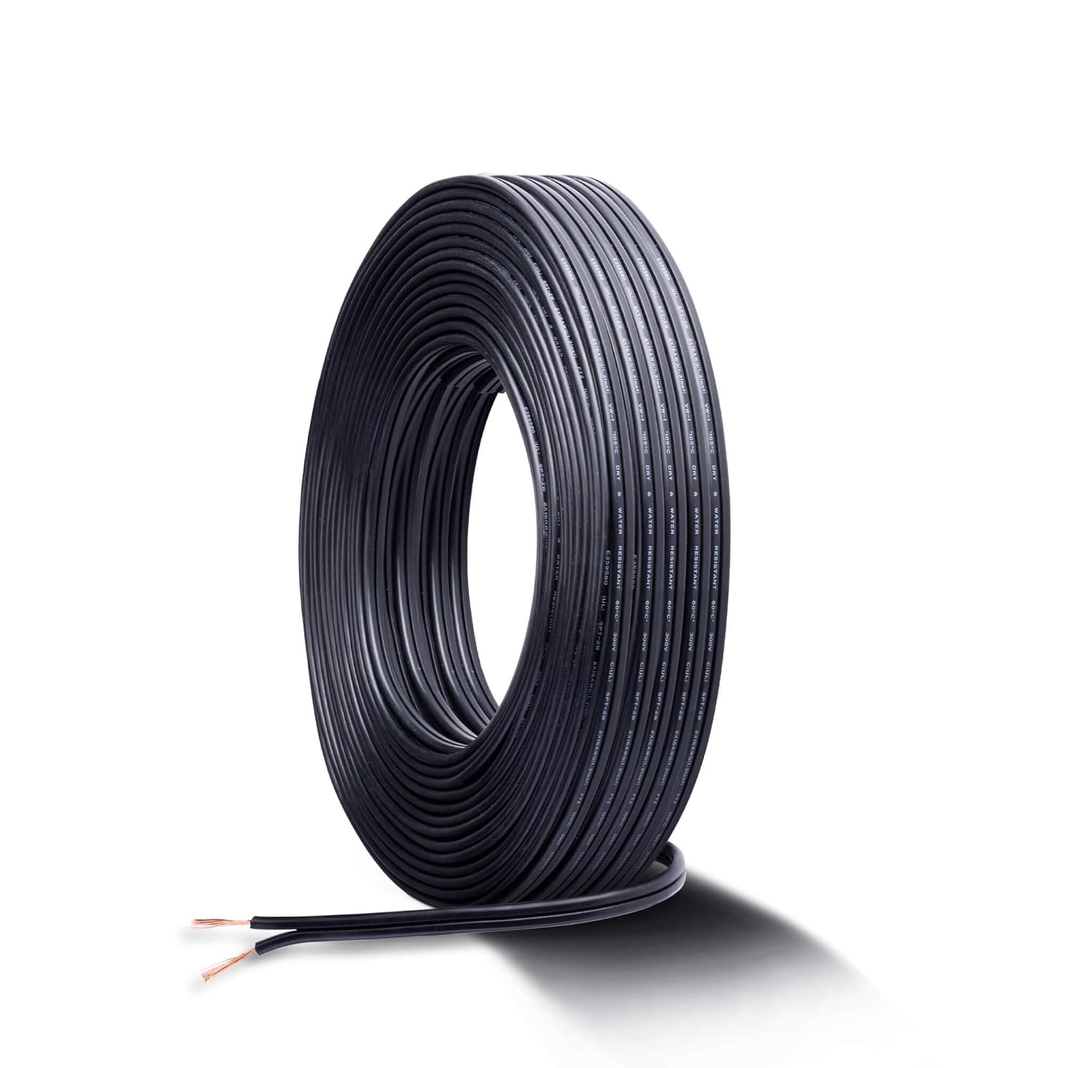 Gardenreet 12/2 Low Voltage Landscape Lighting Wire, 12AWG 2-Conductor, 250 Feet Copper Electrical Wire, PVC Wire for Low Voltage LED Light (UL Listed)