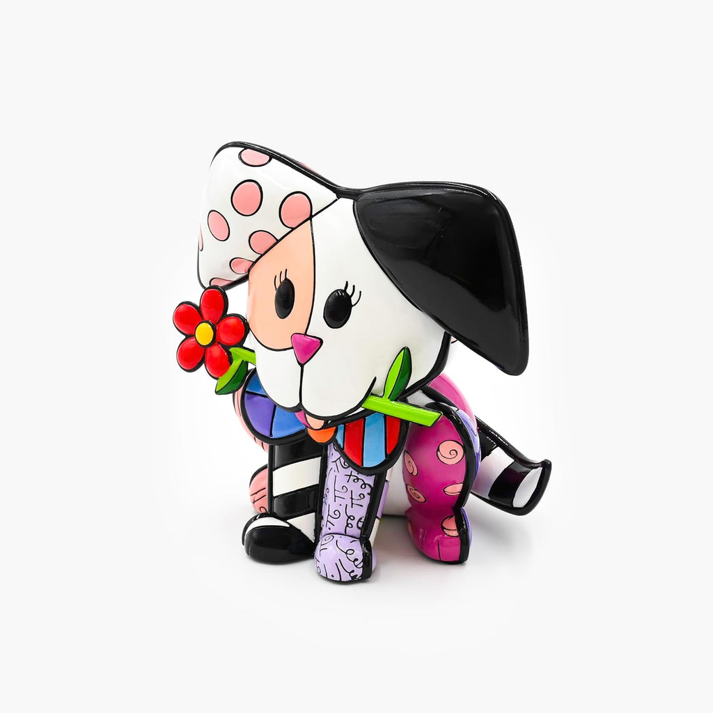 Britto Collectible Figurine - Iconic Art Figurine, Decorative Displays for Modern Home Decor | Designed by Iconic Artist Romero Puppy Love Dream (Multicolor)