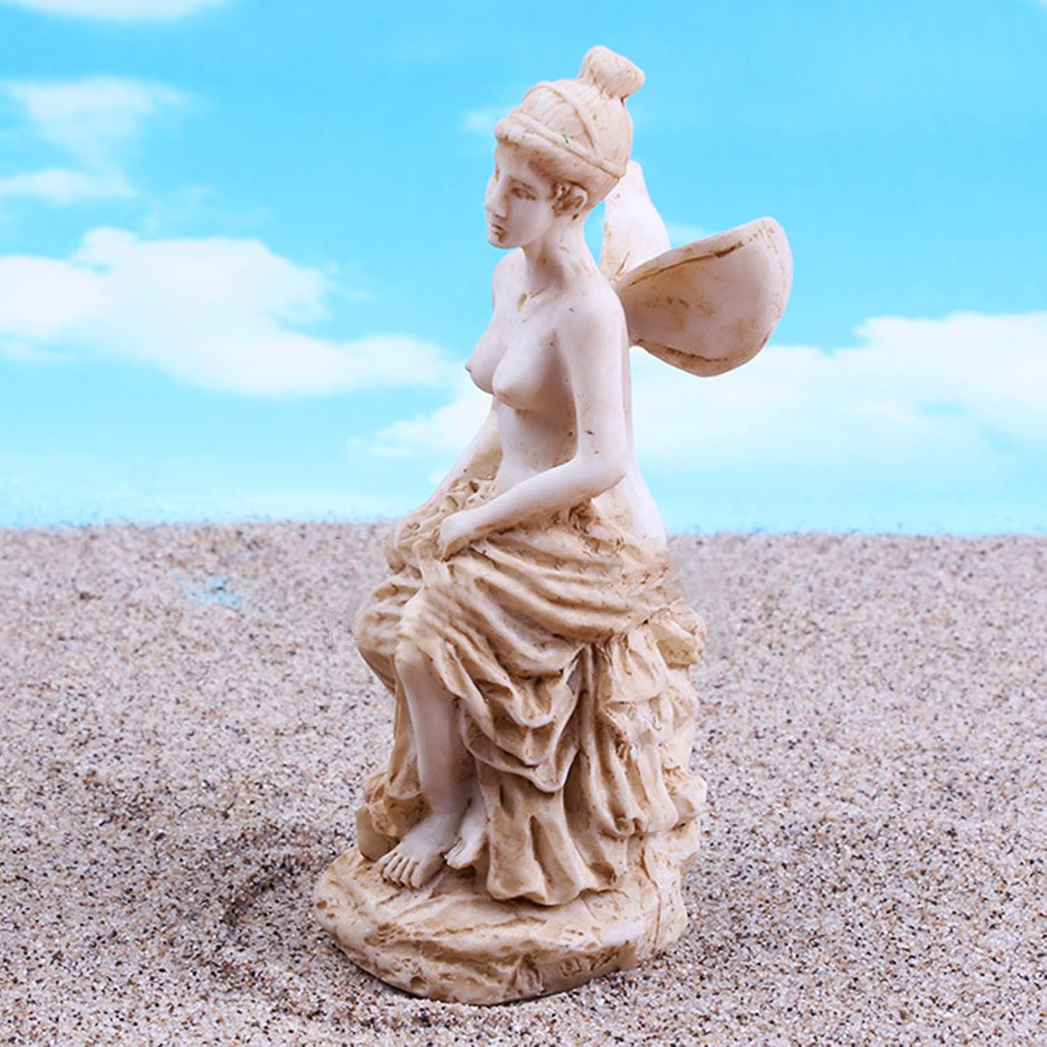 Psyche Fish Tank Decorations Decor Sculpture Figurine Ancient Greece Reptile Turtle Lizard Spider Tanks Terrarium Statue Décor Ornament Pet