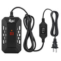 AQQA Aquarium Submersible Heater for Fish Tank,LED Temperature Display and Built-in Thermometer,External Controller Temperature Control Range 59℉-93℉,Safety Control Protects 100W