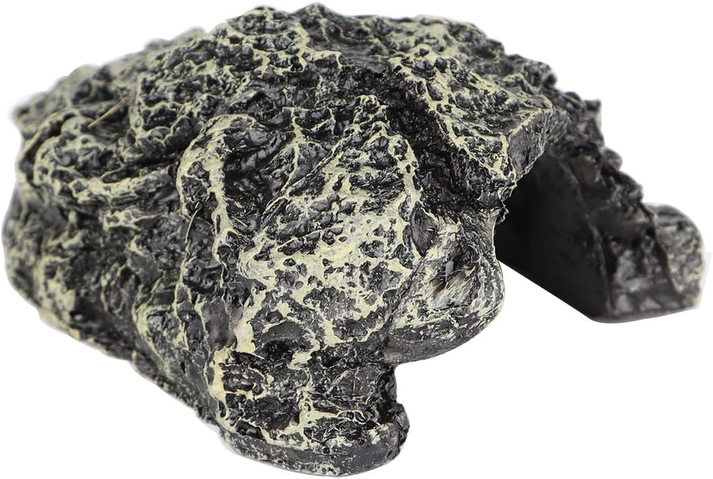 Reptile Hide and Cave - Resin Amphibian Hideouts Cave Size 1.57"x0.98", Habitat for Mini Amphibian Turtles Bearded Dragon Lizards Snakes Crab Gecko Leopard Fish