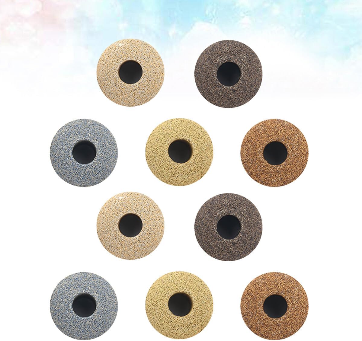 GANAZONO 20pcs Mixed Color Bio Balls Fish Tank Filter Media Aquarium Biological Filtration Balls for Clarification and Oxygen Boosting and Safe Filtration Material for Healthy Aquatic