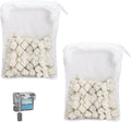 2.8oz BioMax Biological Material Remover Inserts Compatible with Fluval AquaClear AC50 Power Filter, Filter Media Kit for 50 Gallon Fresh & Saltwater Tank, Provides Stage 3 Biological Filtration-2Pack