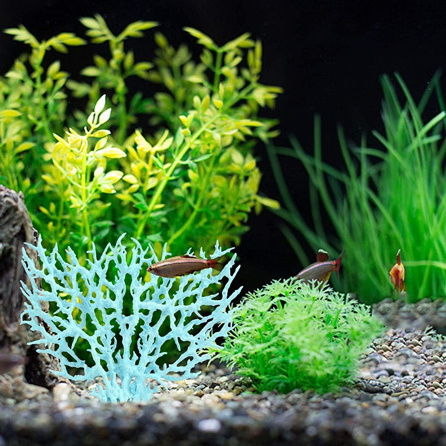 Besimple Artificial Aquarium Coral Ornament Decor Plastic Fish Tank Plants Decoration for Aquarium Landscape