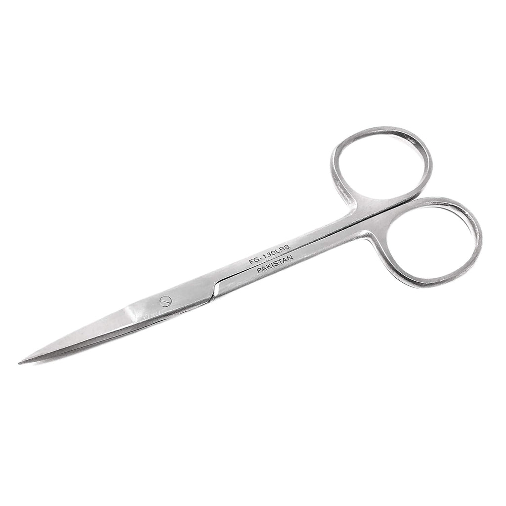 Cynamed Iris Micro Dissecting Precision Lab Scissors, Fine Point Straight - Perfect for Doctors, Nurses, EMS, Students, Education & Training and More (Pack of 5)