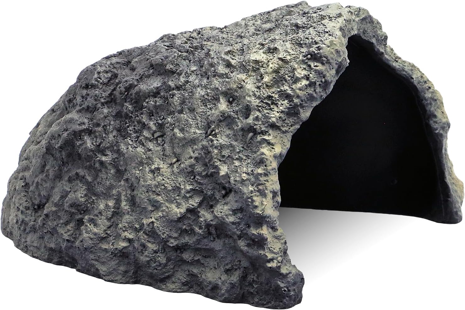 Rock Cave Habitat Hidden for Reptile and Amphibians.Terrarium & Aquarium Decor, Reptile hideout Hide Cave, Perfect for Bearded Dragons,Lizards,Snakes,Turtles,Geckos,Tortoises,Small Animals -Large Size